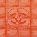 Chanel Red Nylon Round Travel Pouch