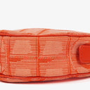 Chanel Red Nylon Round Travel Pouch
