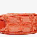 Chanel Red Nylon Round Travel Pouch