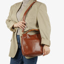 Gucci Bamboo Top Handle Brown Leather Hobo Bag