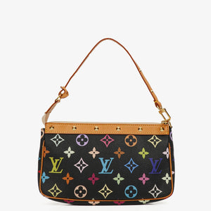 Louis Vuitton Takashi Murakami Pochette Accessoire Multicolor Clutch Handbag