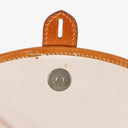 Christian Dior Tan Coated Romantique Trotter Monogram Bag