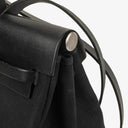 Hermes Herbag Noir Canvas Vache Hunter MM 2 In 1 Bag