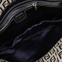 Fendi Zuccino Navy/Grey Handbag