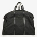 Prada Black Saffiano-Trimmed Tessuto Garment Bag