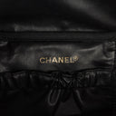 Chanel Black Caviar Leather Vanity Case