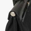 Hermes Herbag Noir Canvas Vache Hunter MM 2 In 1 Bag