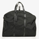 Prada Black Saffiano-Trimmed Tessuto Garment Bag