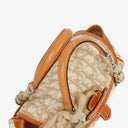 Christian Dior Tan Coated Romantique Trotter Monogram Bag