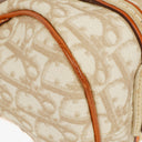 Christian Dior Tan Coated Romantique Trotter Monogram Bag