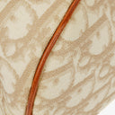Christian Dior Tan Coated Romantique Trotter Monogram Bag