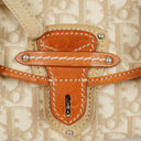 Christian Dior Tan Coated Romantique Trotter Monogram Bag