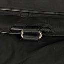 Prada Black Saffiano-Trimmed Tessuto Garment Bag