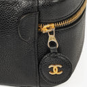 Chanel Black Caviar Leather Vanity Case