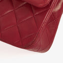 Chanel Small Classic Double Flap Bag Red Quilted Lambskin With 24K Gold-Plated Hardware