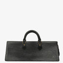 Louis Vuitton Black EPI Leather Sac Triangle Bag