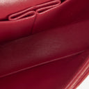 Chanel Small Classic Double Flap Bag Red Quilted Lambskin With 24K Gold-Plated Hardware