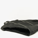 Prada Black Saffiano-Trimmed Tessuto Garment Bag