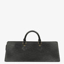 Louis Vuitton Black EPI Leather Sac Triangle Bag