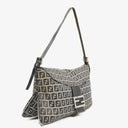 Fendi Zuccino Navy/Grey Handbag