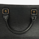 Louis Vuitton Black EPI Leather Sac Triangle Bag