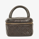 Chanel Brown Leather Vanity Case
