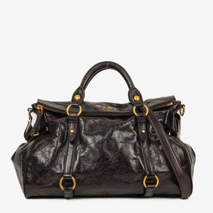 Miu Miu Vitello Bow Satchel Bag