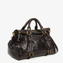 Miu Miu Vitello Bow Satchel Bag