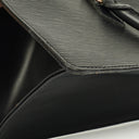 Louis Vuitton Black EPI Leather Sac Triangle Bag