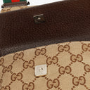 Gucci Sherry Line GG Canvas Double Pocket Messenger Bag