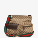 Gucci Sherry Line GG Canvas Double Pocket Messenger Bag