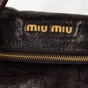 Miu Miu Vitello Bow Satchel Bag
