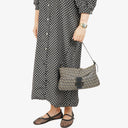 Fendi Zuccino Navy/Grey Handbag