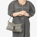 Fendi Zuccino Navy/Grey Handbag