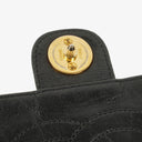 Chanel Medium Classic Single Flap Bag Black Quilted Lambskin With 24K Gold-Plated Hardware