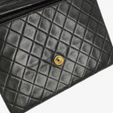 Chanel Medium Classic Single Flap Bag Black Quilted Lambskin With 24K Gold-Plated Hardware