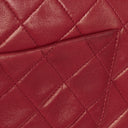 Chanel Small Classic Double Flap Bag Red Quilted Lambskin With 24K Gold-Plated Hardware