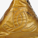 Chanel Small Bonbons Wristlet Yellow Patent Bag