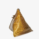 Chanel Small Bonbons Wristlet Yellow Patent Bag