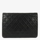 Chanel Medium Classic Single Flap Bag Black Quilted Lambskin With 24K Gold-Plated Hardware