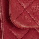 Chanel Small Classic Double Flap Bag Red Quilted Lambskin With 24K Gold-Plated Hardware