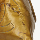 Chanel Small Bonbons Wristlet Yellow Patent Bag
