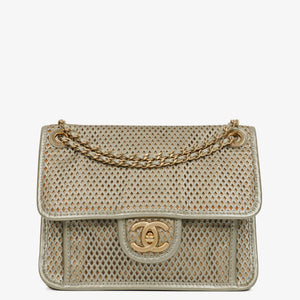 Chanel Metallic Small Up In The Air Flap Bag