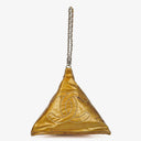 Chanel Small Bonbons Wristlet Yellow Patent Bag