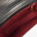 Chanel Small Half-Moon Flap Bag Black Quilted Lambskin&nbsp;