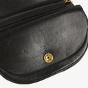 Chanel Small Half-Moon Flap Bag Black Quilted Lambskin&nbsp;