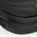Chanel Small Half-Moon Flap Bag Black Quilted Lambskin&nbsp;