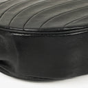 Chanel Small Half-Moon Flap Bag Black Quilted Lambskin&nbsp;