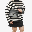 Chanel Medium Classic Single Flap Bag Black Quilted Lambskin With 24K Gold-Plated Hardware