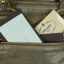 Prada Vitello Shine Argilla Bag
